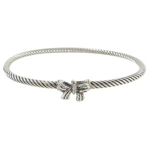 David Yurman Silver Bow Bracelet